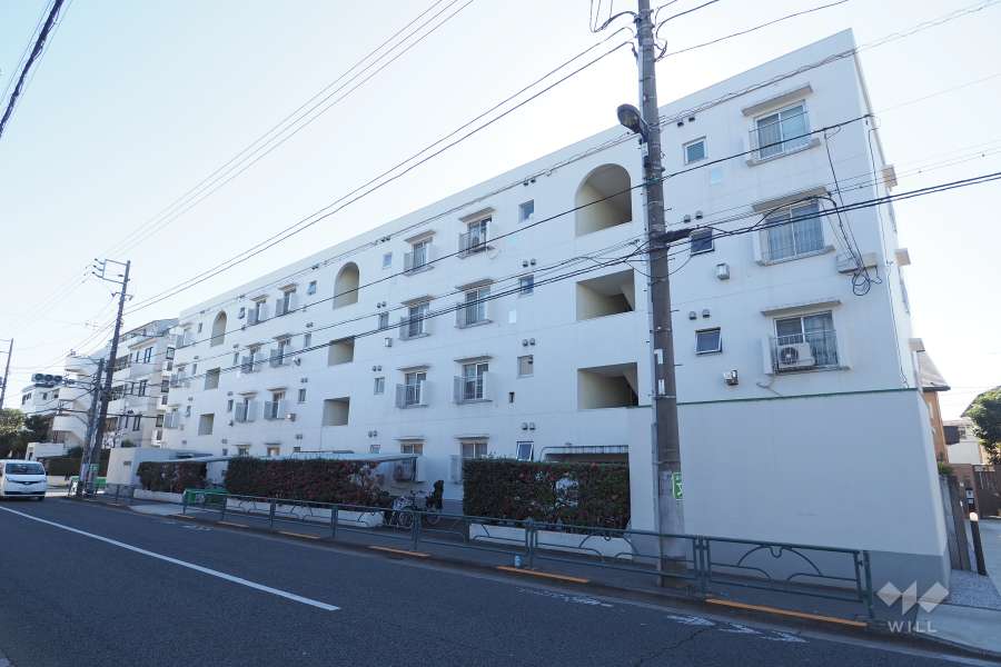ユーロコート杉並今川の外観（北西側から）