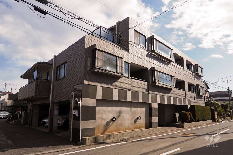 カルム荻窪ミューグランデの外観（北西側から）