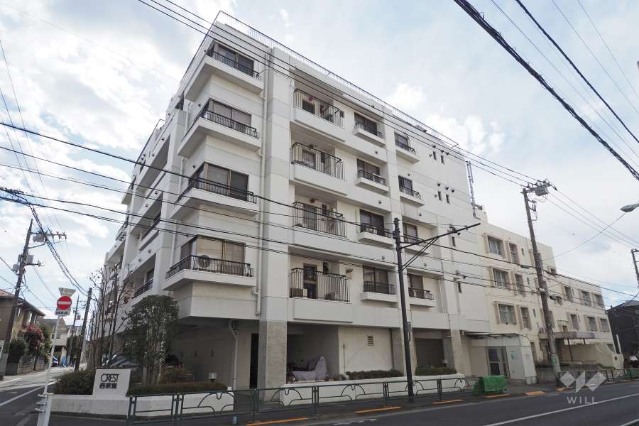 クレスト西荻窪の外観（北東側から）