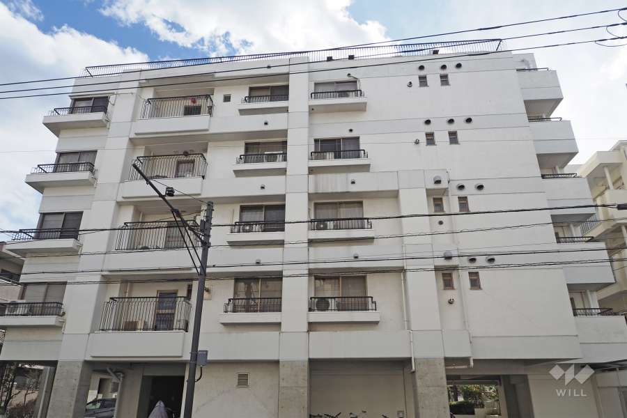 クレスト西荻窪の外観（北側から）