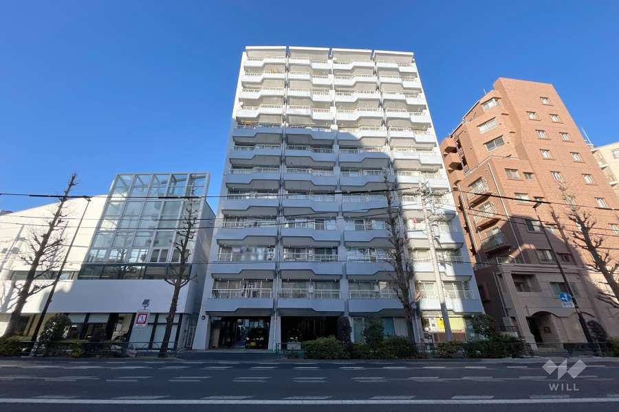 ライオンズマンション西荻の外観（南西側から）