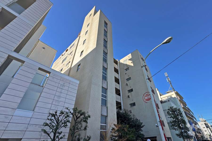 松庵ハイムの外観（北東側から）