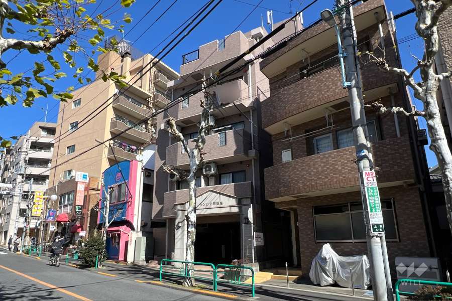 シンシア西荻窪の外観（西側から）