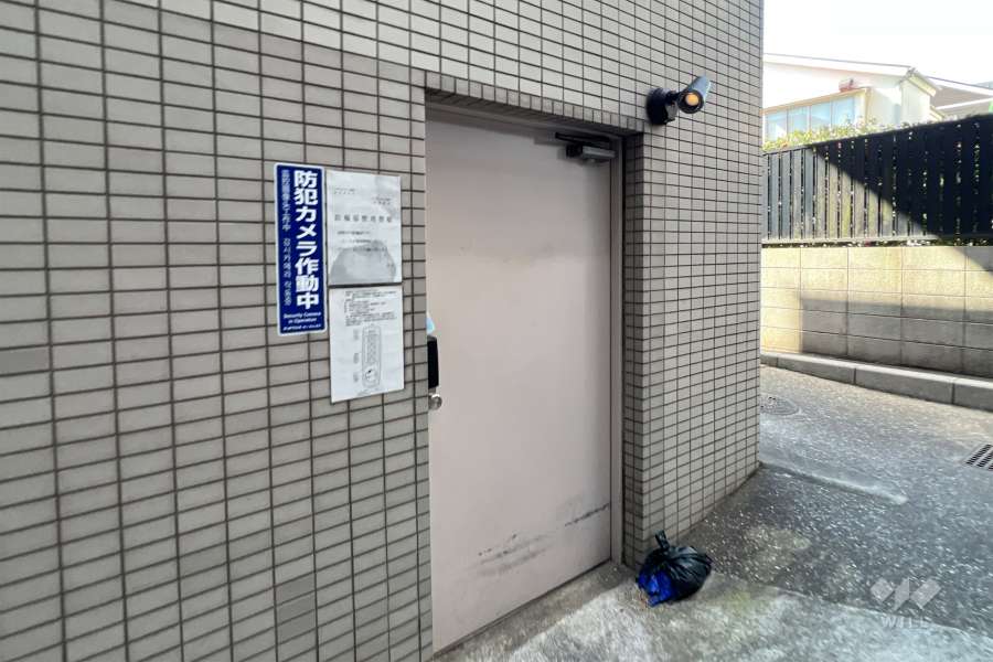 駐輪場の出入り口