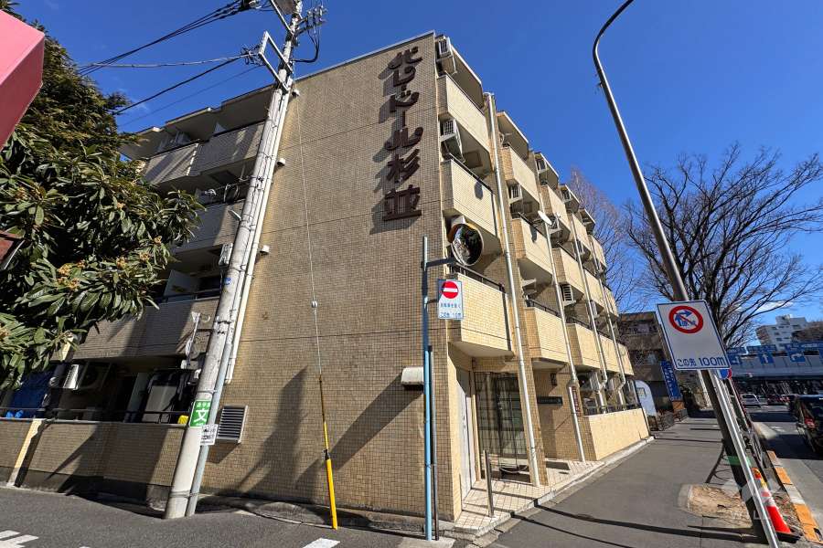 パレ・ドール杉並の外観（南西側から）