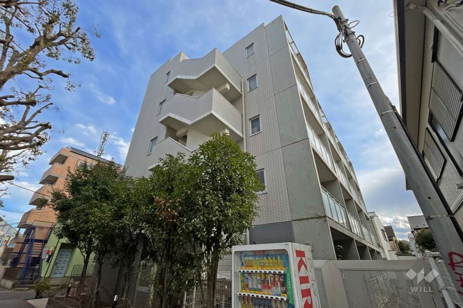 プレールドゥーク上高井戸の外観（北西側から）