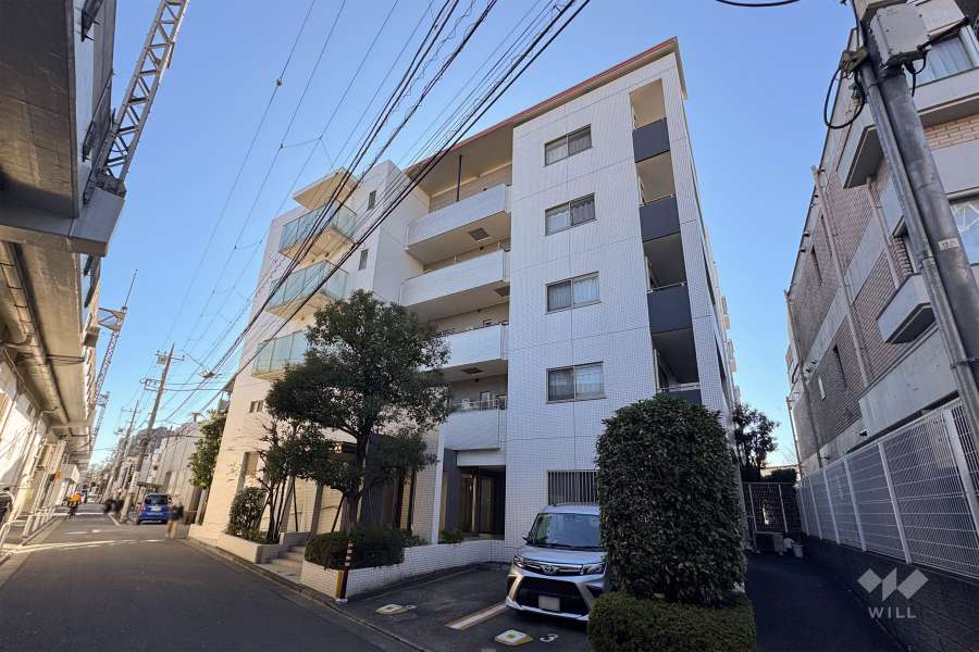 サーラ・コモド八幡山ヴェローナの外観（北西側から）