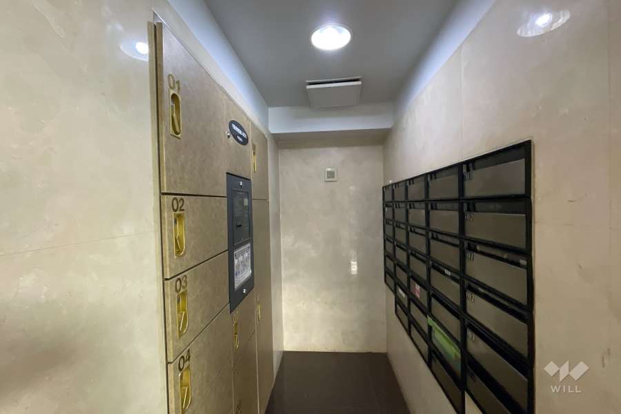 共用ポストと宅配ボックス