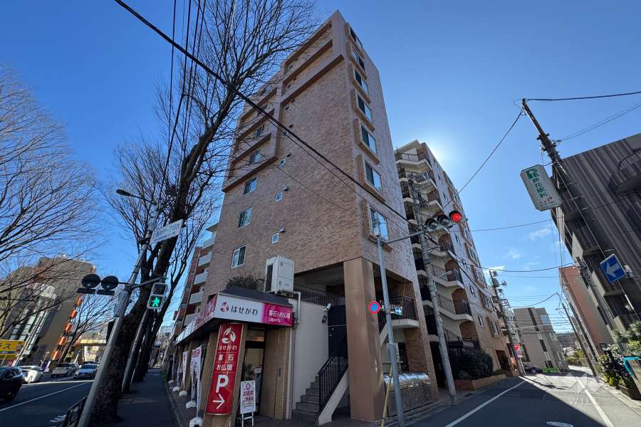 芦花公園ハイツの外観（北西側から）.