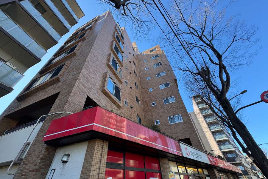 芦花公園ハイツの外観（北東側から）.