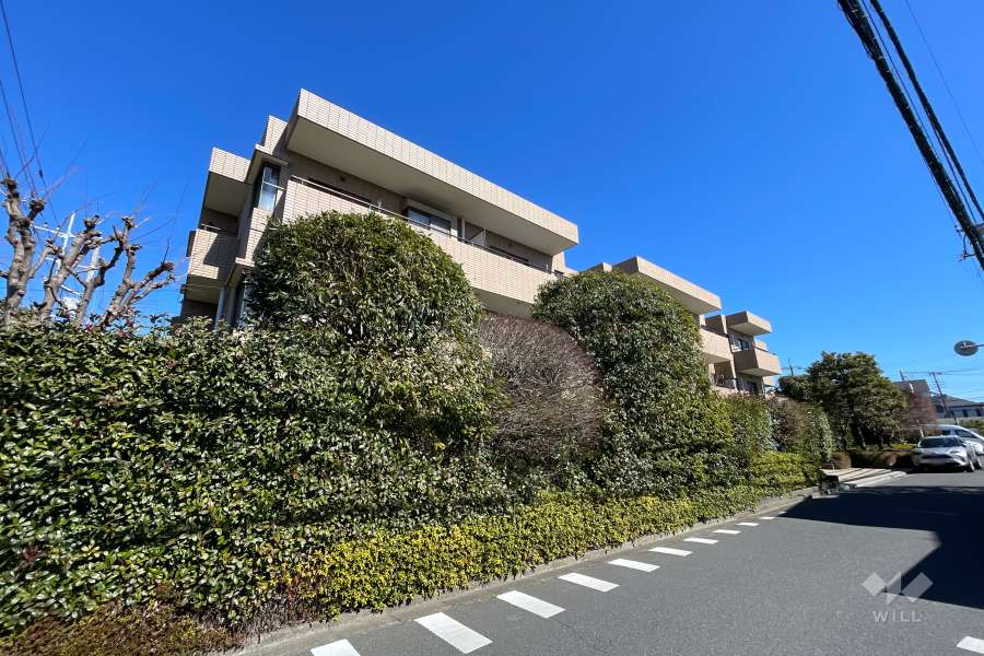 浜田山ウエストガーデンの外観（南西側から）　