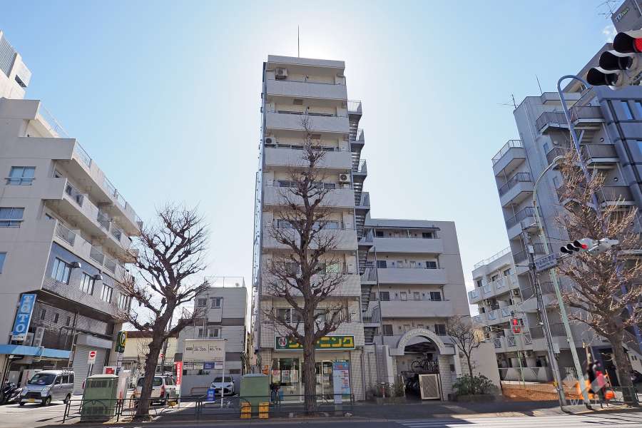 グリーンキャピタル南阿佐ヶ谷の外観（北側から）１