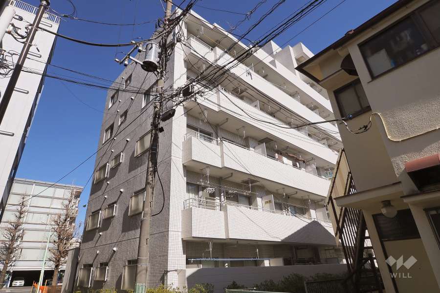 グリーンキャピタル南阿佐ヶ谷の外観（南西側から）