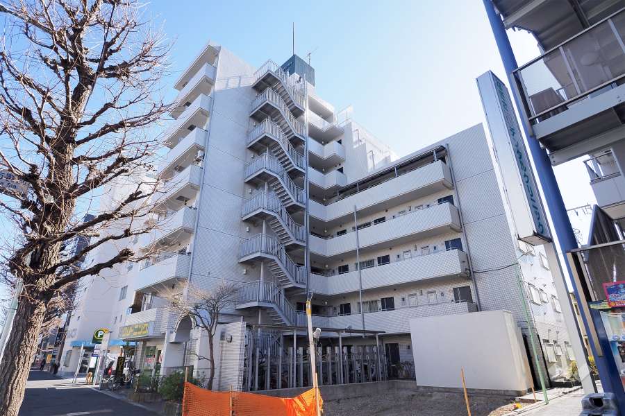 グリーンキャピタル南阿佐ヶ谷の外観（北西側から）