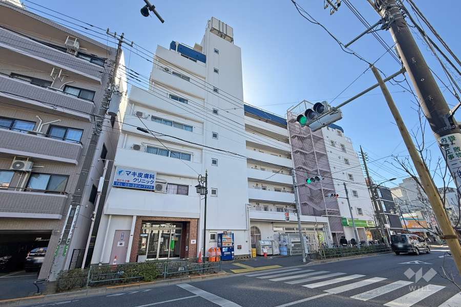 ハイネス阿佐ヶ谷の外観（北側から）