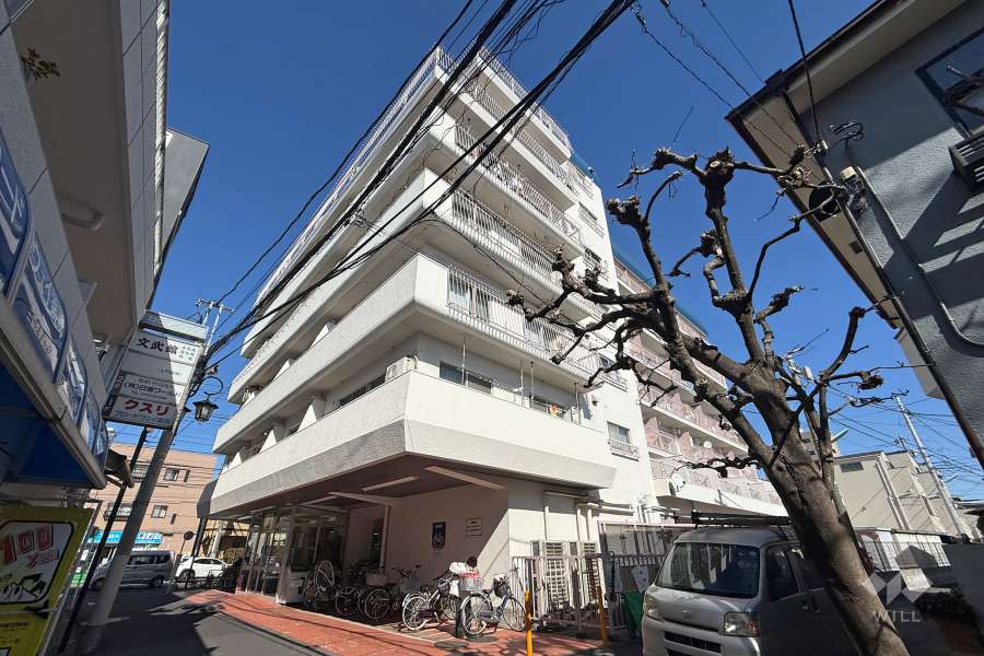 ハイネス阿佐ヶ谷の外観（南側から）