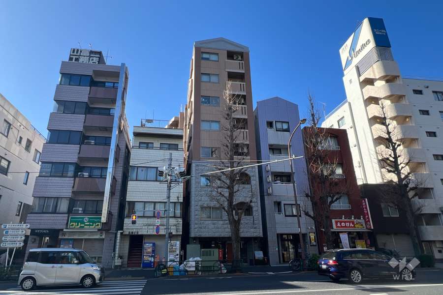 デュオスカーラ阿佐ヶ谷の外観（北東側から）