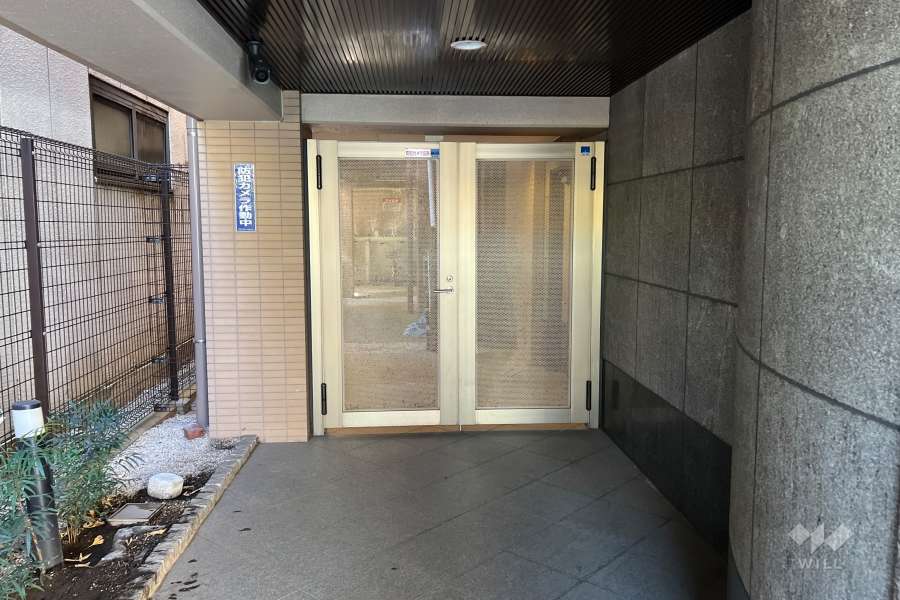 駐輪場の出入り口