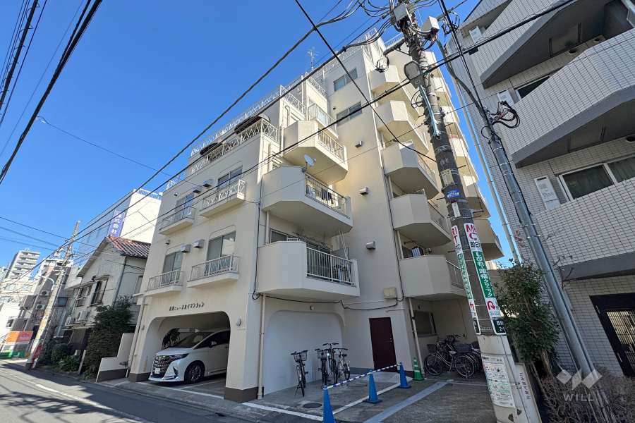 西荻ニュースカイマンションの外観（南西側から）