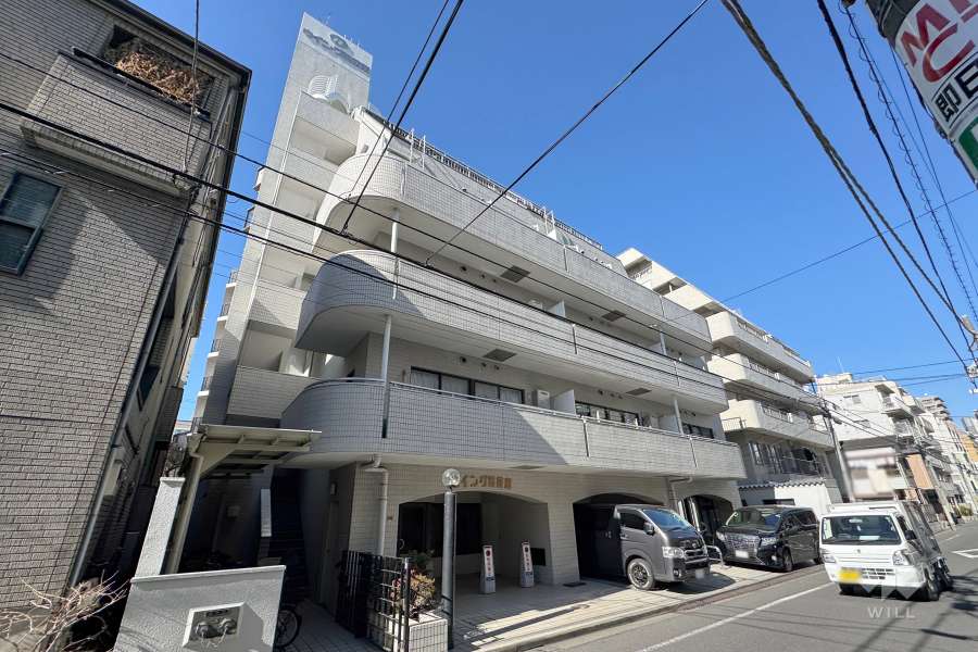 ウイング西荻南の外観（南側から）