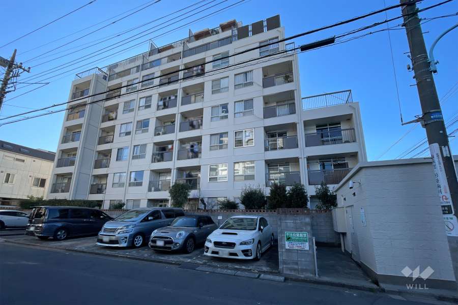 西荻窪第三コーポラスの外観（北東側から）