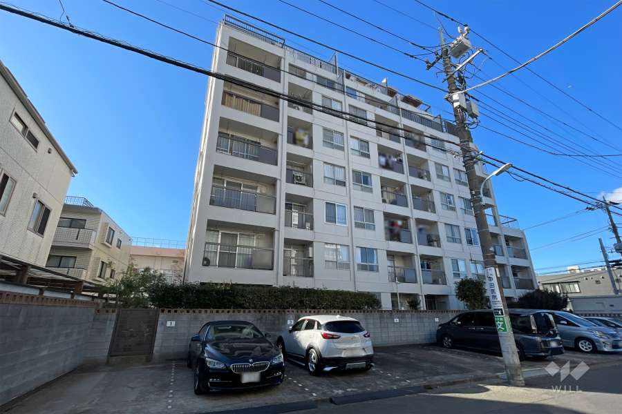 西荻窪第三コーポラスの外観（南東側から）