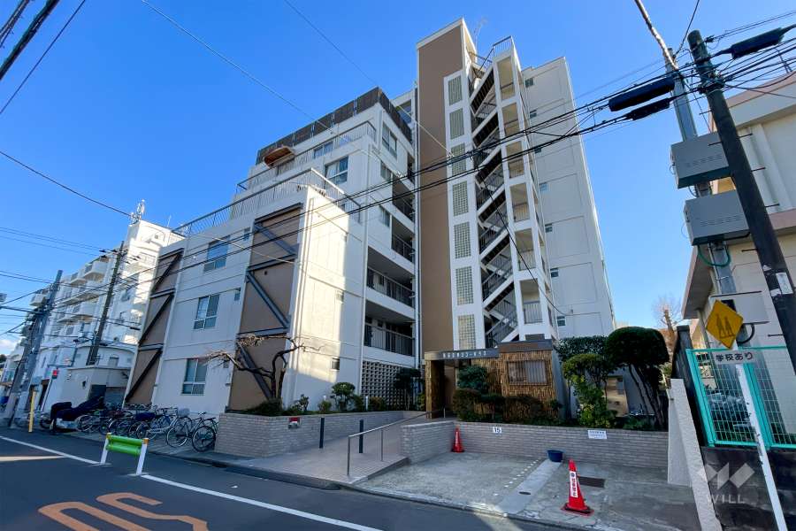 西荻窪第三コーポラスの外観（北西側から）