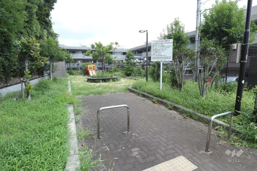 敷地北側の公園
