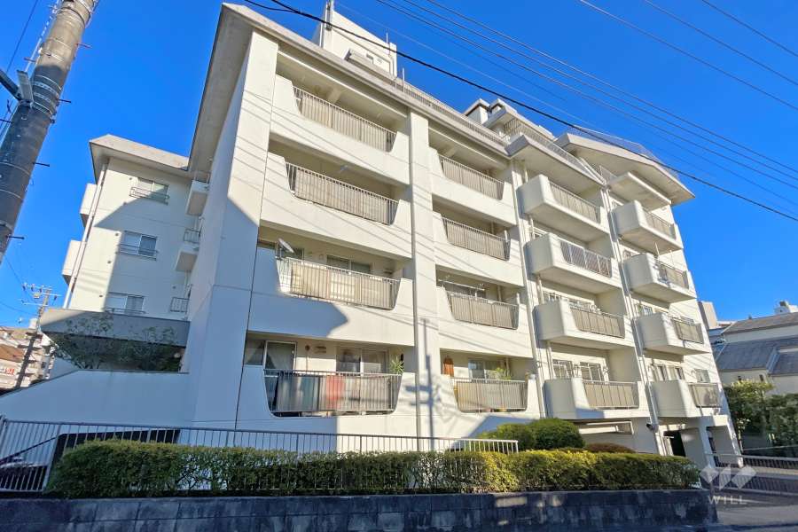 西荻台マンションの外観（北西側から）