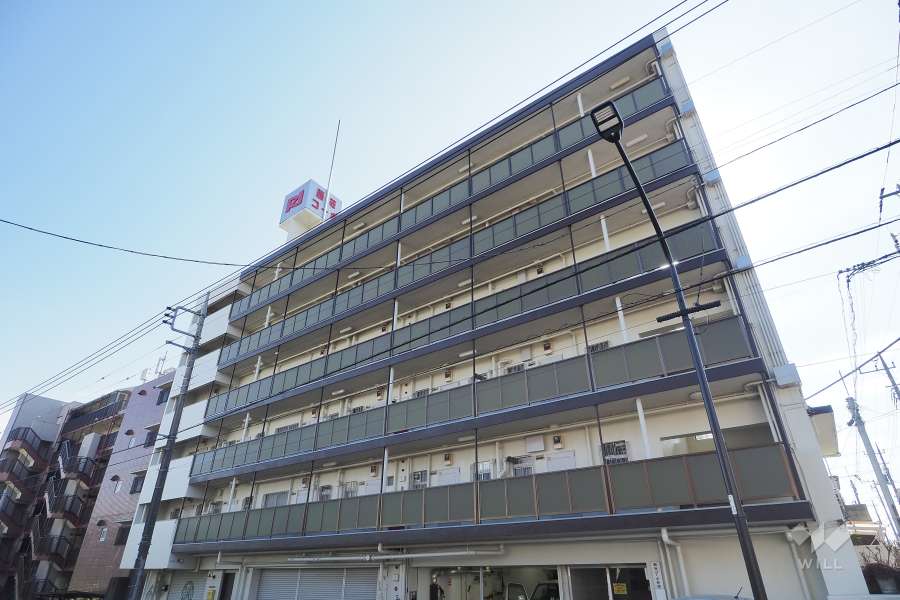 西荻コーポ（西荻北４丁目）の外観（北西側から）