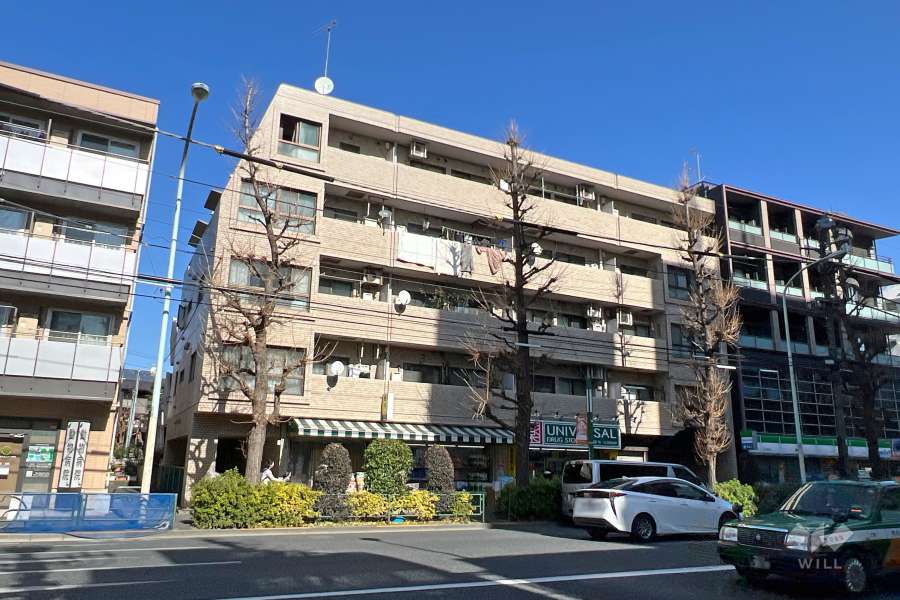トーカンキャステール荻窪の外観（南西側から）