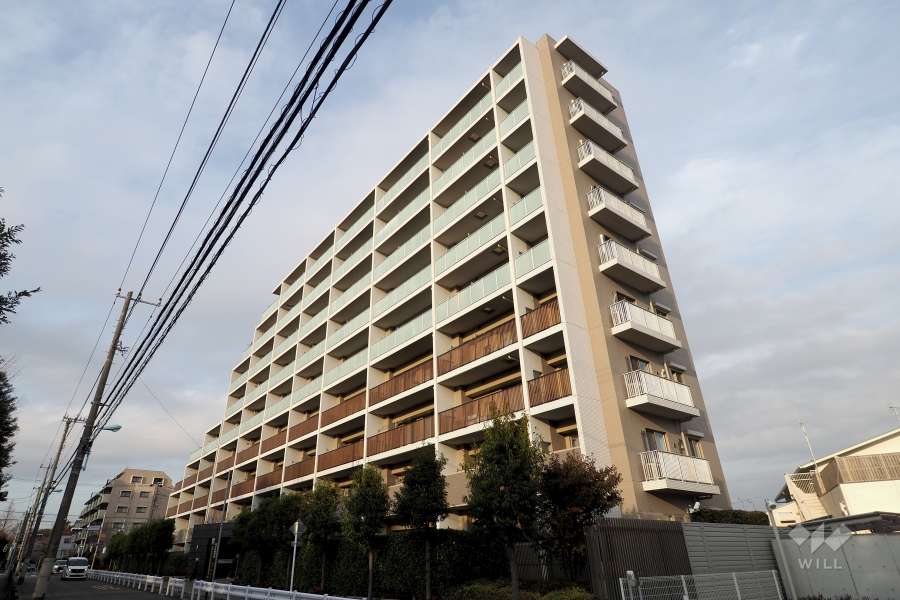 プレサンスロジェ荻窪桃井ザパークの外観（南西側から）