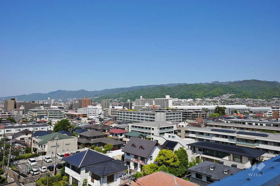 屋上からの眺め（北西方向）
