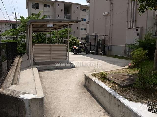 15号棟の駐輪場
