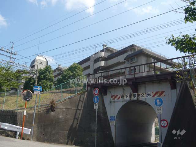 芦屋翠ヶ丘パークマンションの外観（北西側から）