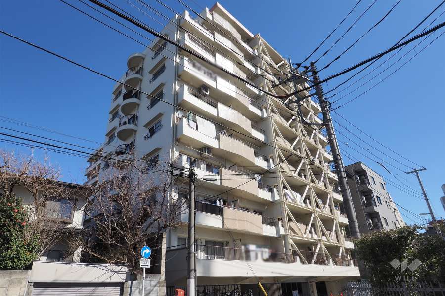 荻窪コーエイマンションの外観（南西側から）