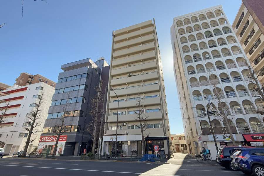 シャンボール南高円寺の外観（北西側から）