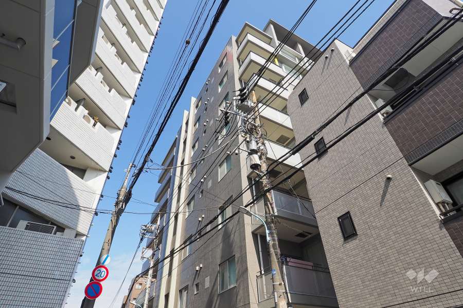 グランドメゾン高円寺の外観（南西側から）