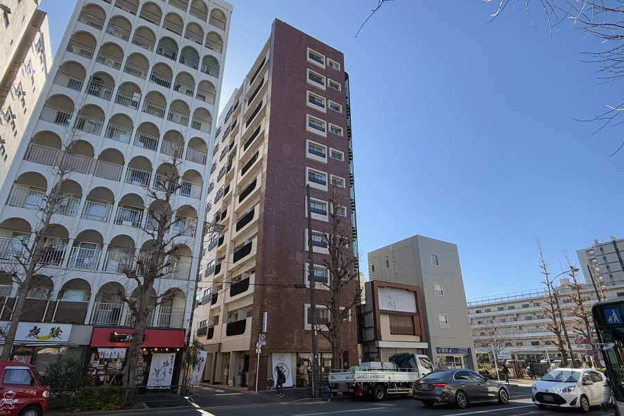 エントピア高円寺の外観（北東側から）