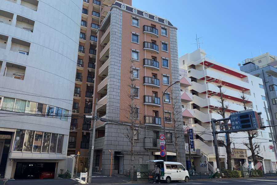 グランシティ杉並高円寺の外観（北東側から）