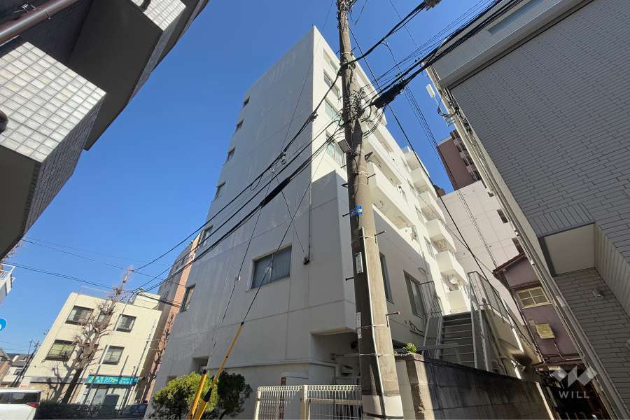 グランドメゾン新高円寺の外観（南西側から）