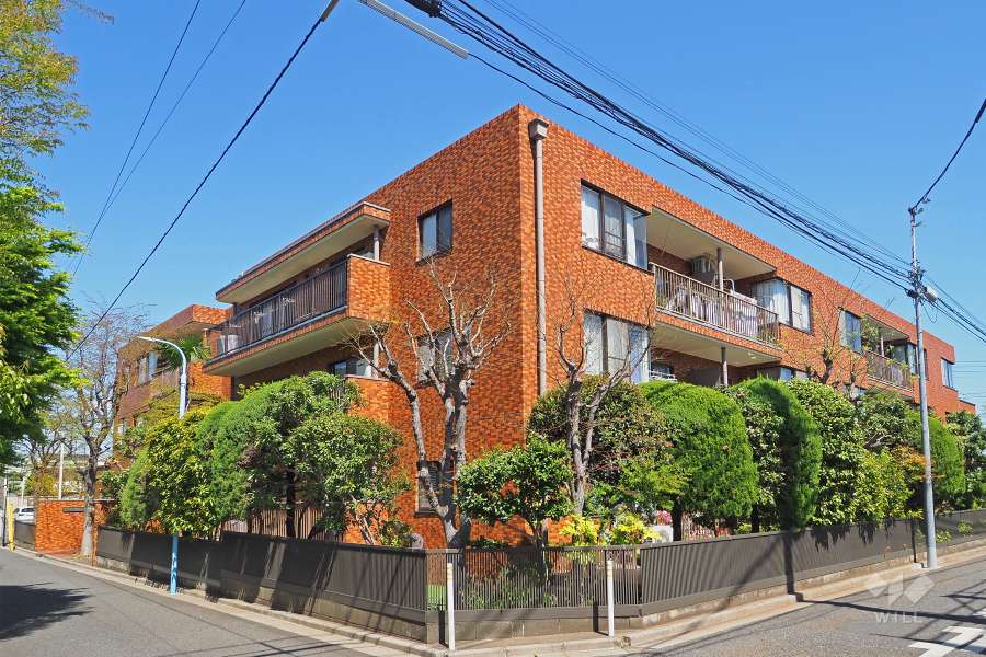 テラス浜田山ガーデニアの外観（南西側から）