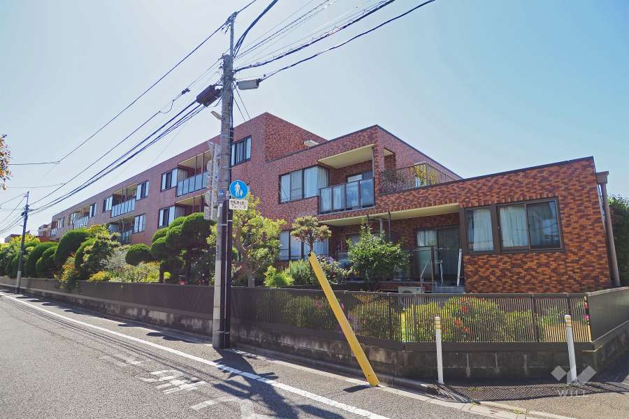 テラス浜田山ガーデニアの外観（北西側から）