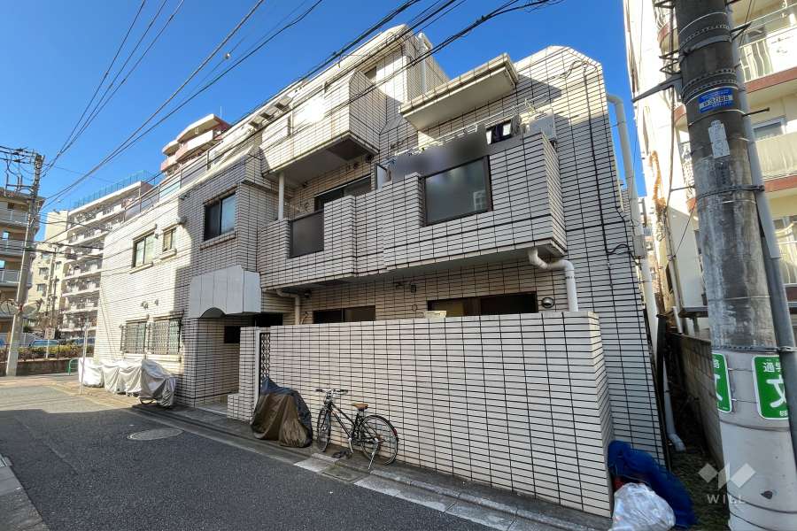 テラスセザール方南町の外観（北東側から）