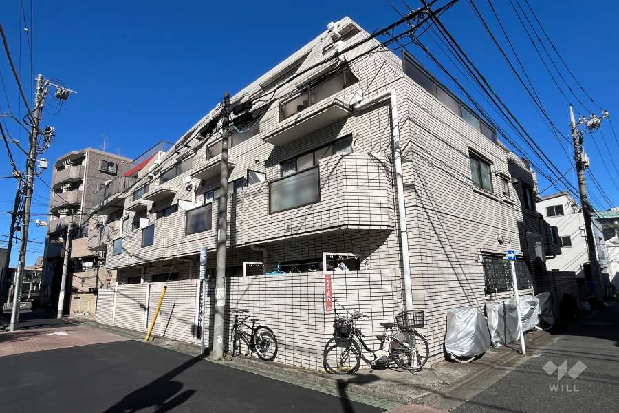 テラスセザール方南町の外観（南東側から）