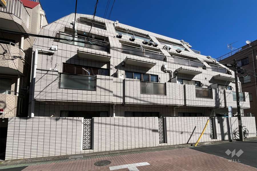 テラスセザール方南町の外観（南西側から）