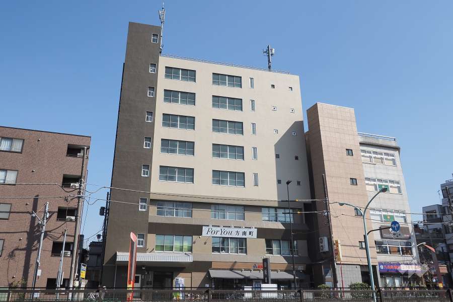 方南ファミリーコーポの外観（北西側から）