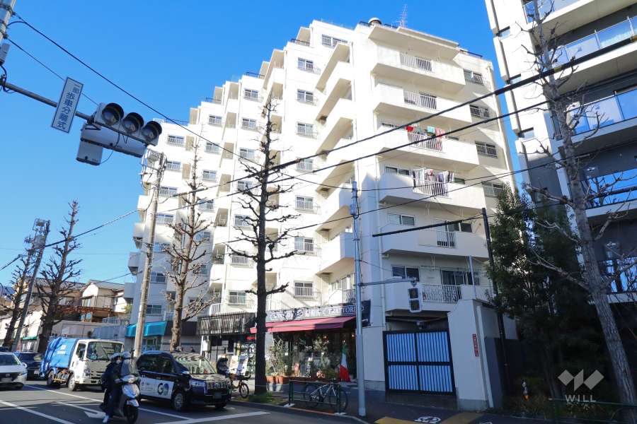 方南町セントラルマンションの外観（南東側から）