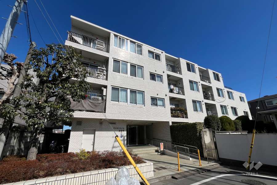 ゾンネンハイム方南町の外観（南西側から）