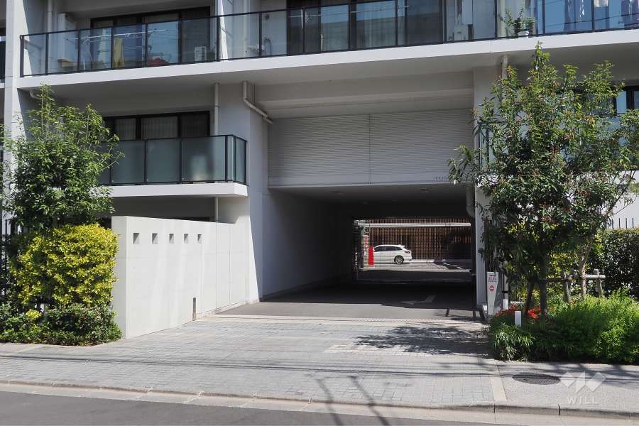 駐車場の出入口